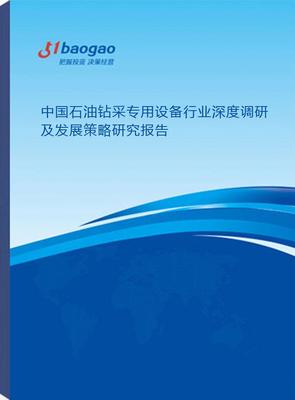 中国石油钻采专用设备行业深度调研及发展策略研究